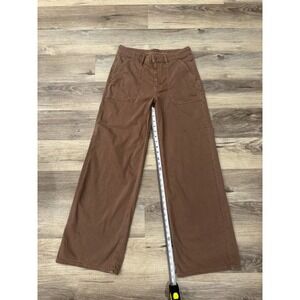American Eagle Super High-Rise Baggy Wide Leg Pants Brown Size 6 Regular